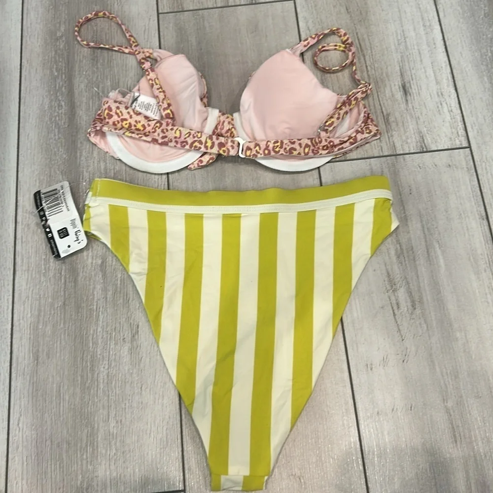 Dippin' Daisy's 3 piece bikini swim bundle size small